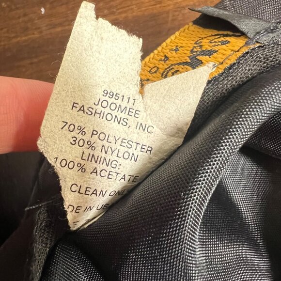 Vintage Whimsigoth Witchy Fairy Grunge Maxi Skirt Sheer Overlay Black High Waist - Picture 5 of 8